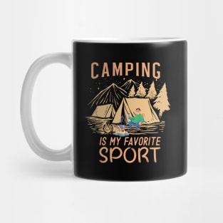 Camping is my favorite sport Mug